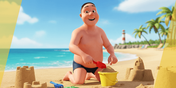 Ix Plus Size Man Model Fat Boy Stylized Male Cartoon Low Poly 3d Model — Stylized Cartoon 3D Character Model Fully Rigged for Blender