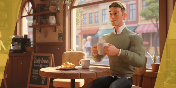Stylized Cartoon Man — Stylized Cartoon 3D Character Model Fully Rigged for Blender