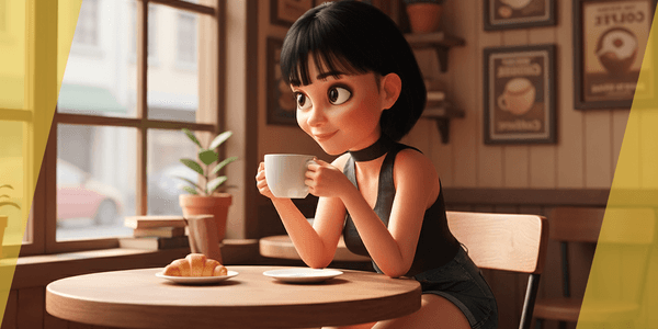 Cartoon Cute Woman — Stylized Cartoon 3D Character Model Fully Rigged for Blender