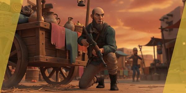 Wildlands Survivalis Terrorist 3d Model Mercenary — Stylized Cartoon 3D Character Model Fully Rigged for Blender