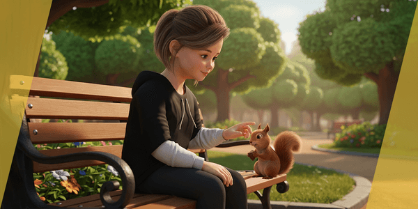 Adorable Stylized Girl Character Game Ready Charming — Stylized Cartoon 3D Character Model Fully Rigged for Blender