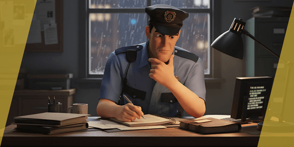 Stylized Cartoon Police Officer Policeman Rigged Cop — Stylized Cartoon 3D Character Model Fully Rigged for Blender
